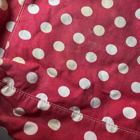 Vintage Red & White Polka Dot Red Star Heart Shoulder Bag - Picture 8 of 12